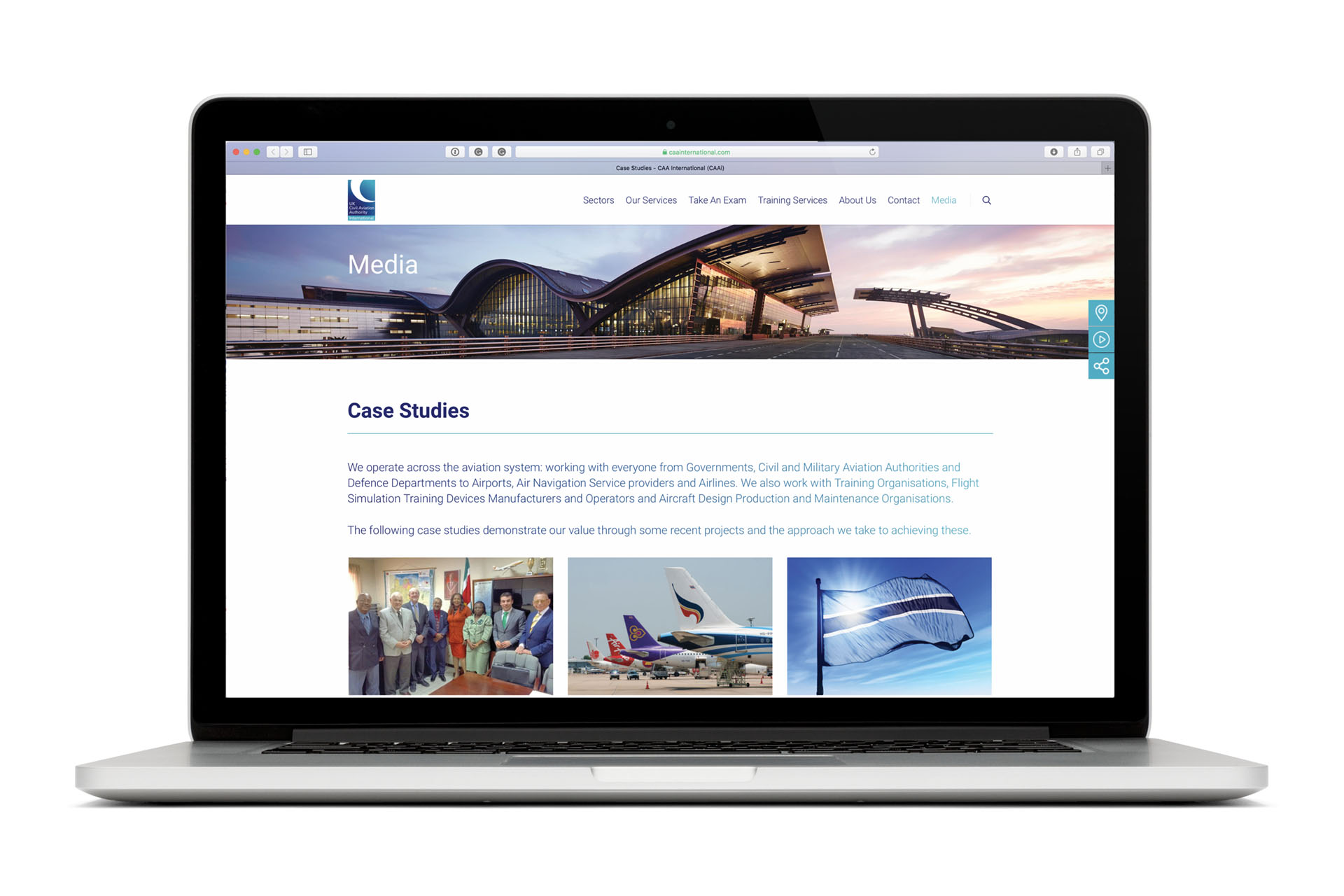 CAA International website