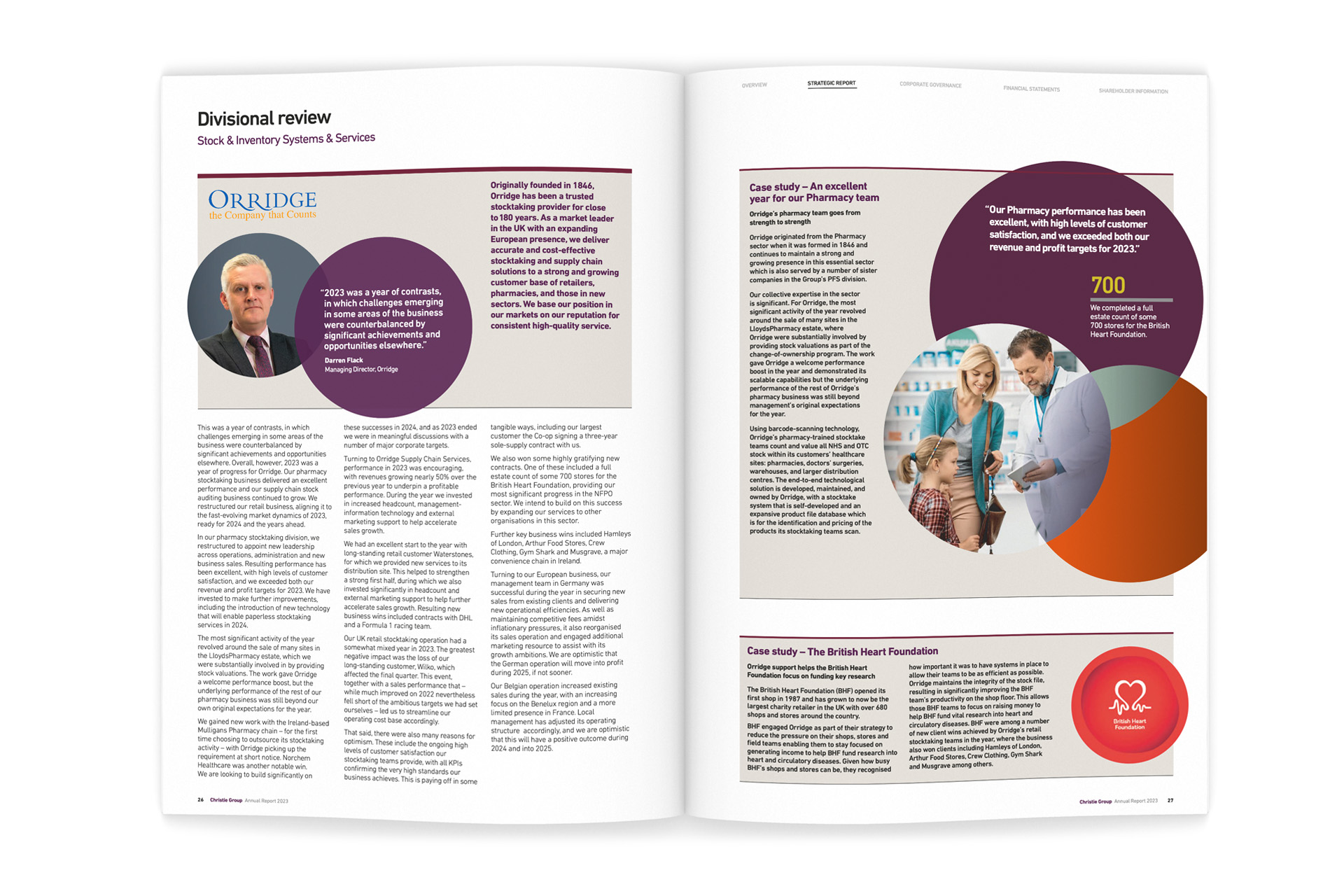 Chistie Group plc 2018AR – Focused flexible & resilient